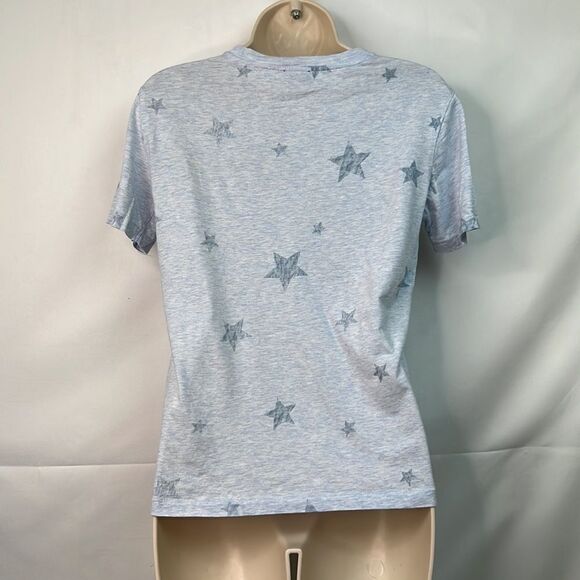 Splendid Heathered blue tee with stars EUC size XS - Picture 5 of 9